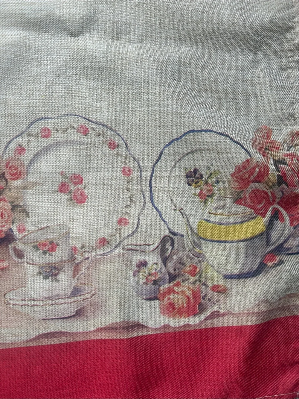 Floral Tea Time Valance